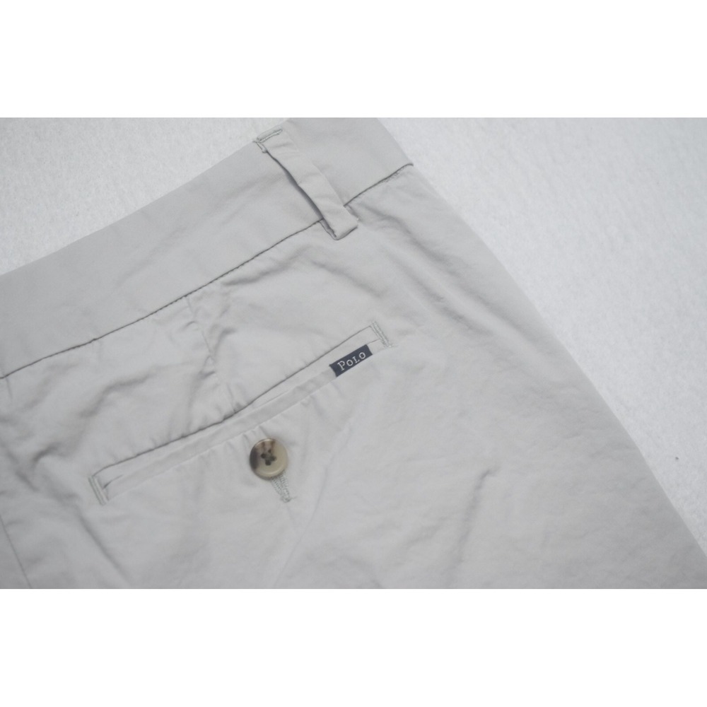Polo Ralph Lauren Chino Shorts Classic Fit Gray Flat Front 11" Boys Size 20 XL